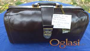 Lekarska tašna braon koža Merkur Yugoslavija